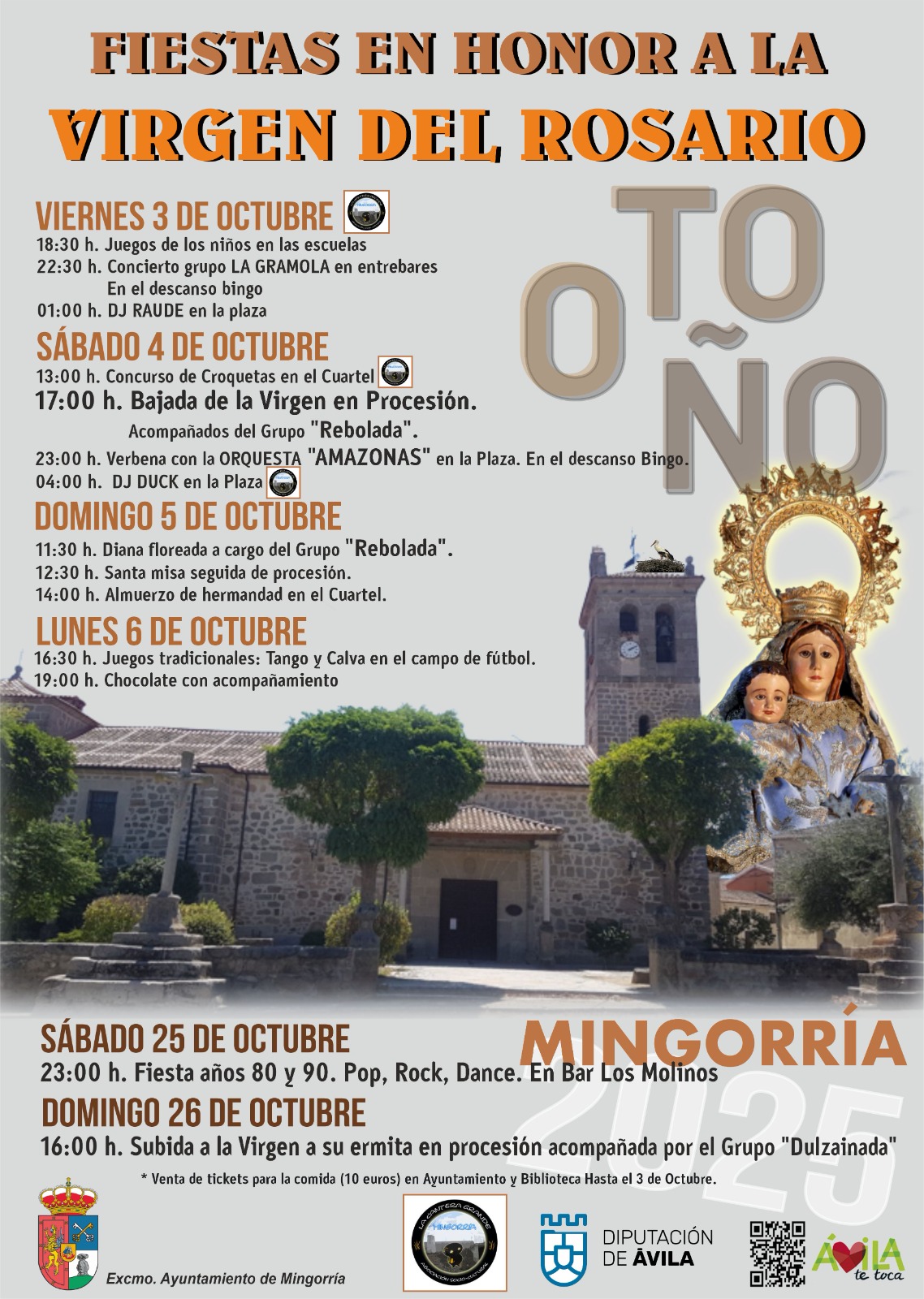 FIESTAS EN HONOR A LA VIRGEN DEL ROSARIO